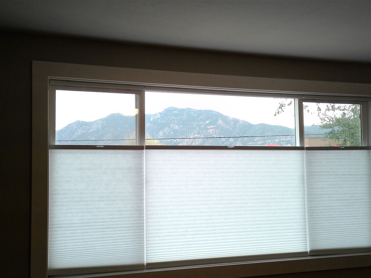 Mountain view from the living room window