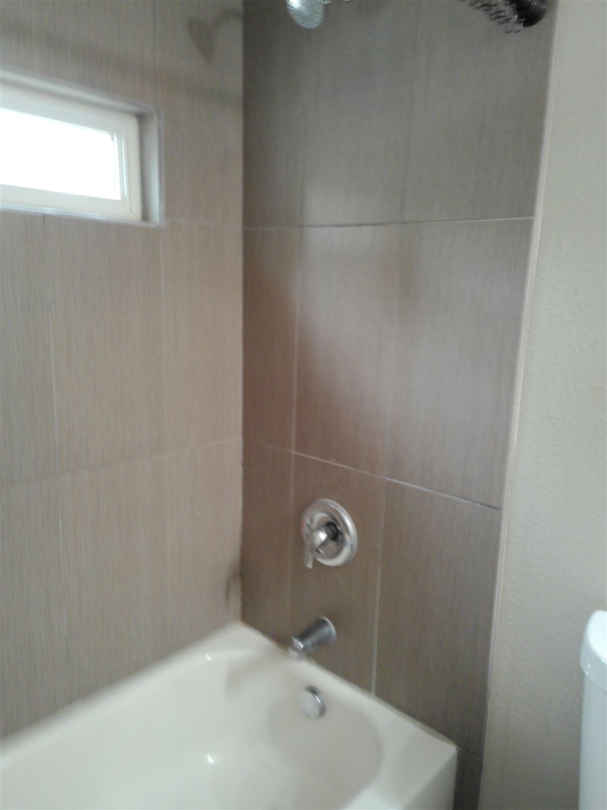 Main-level bath tile work