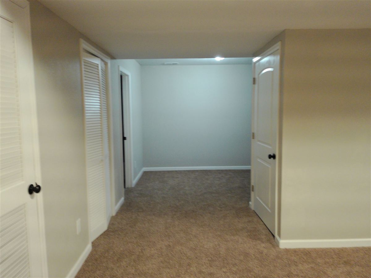 Lower-level hallway