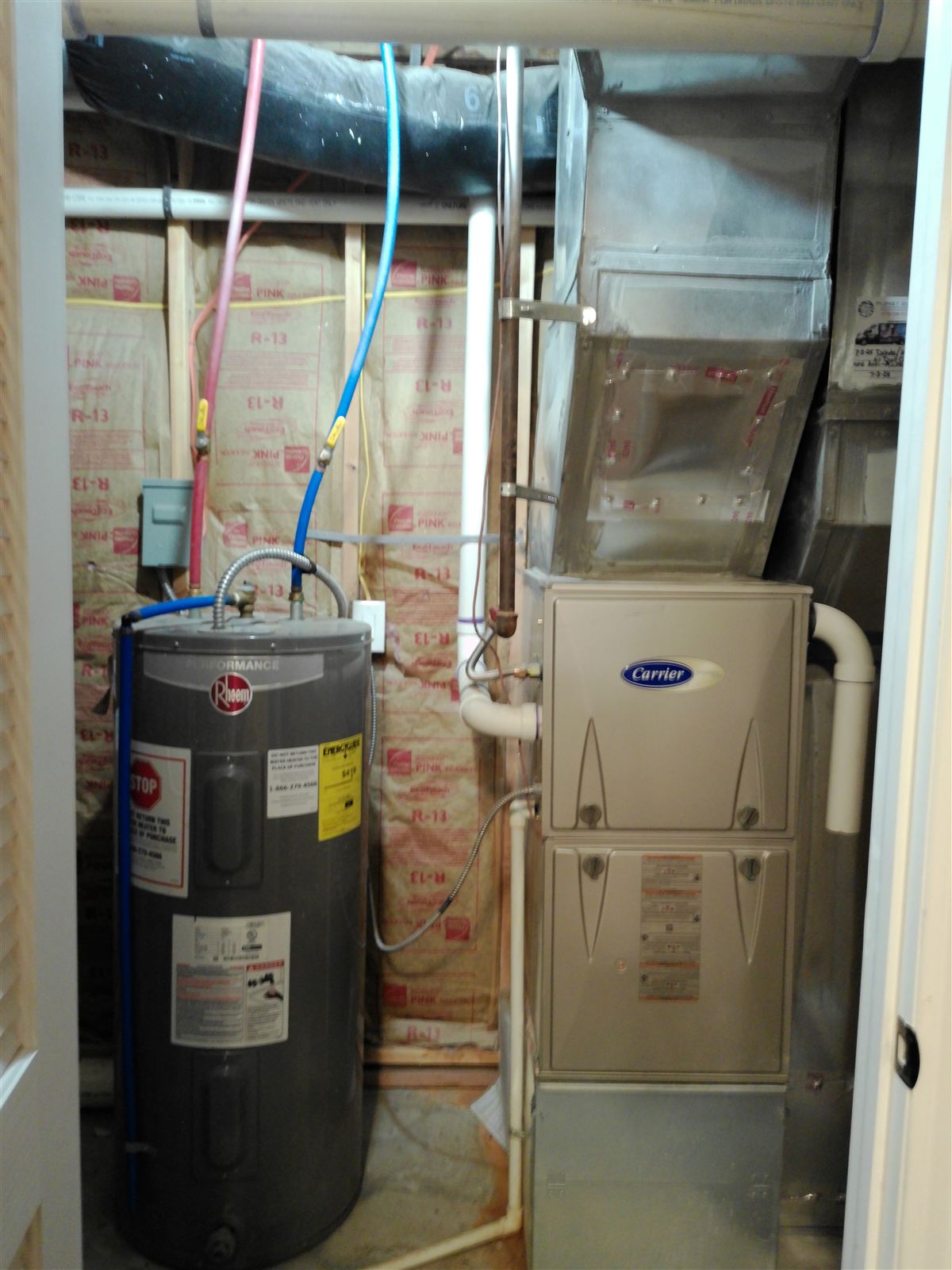 Furnace and water heater